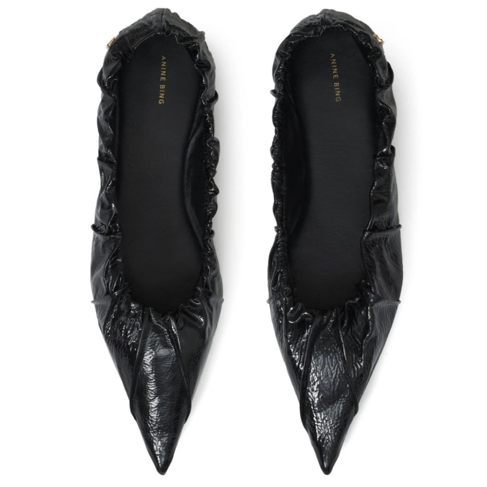 ANINE BING Nadine leather ballerina shoes